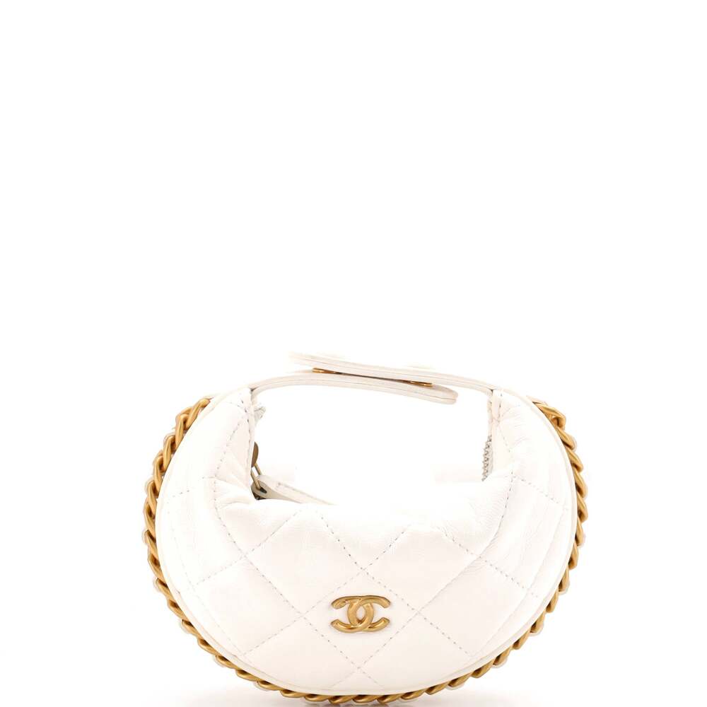 Chanel Chain Around Hobo Pouch Quilted #258802C29B - Picture 1 of 6
